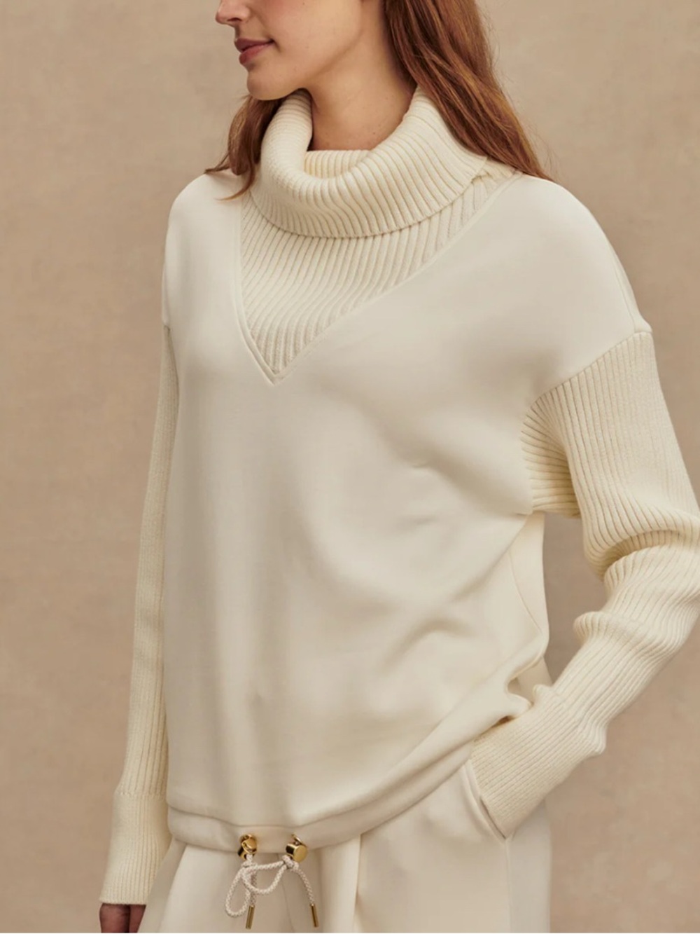 Varley Hannah Cowl Neck Sweater